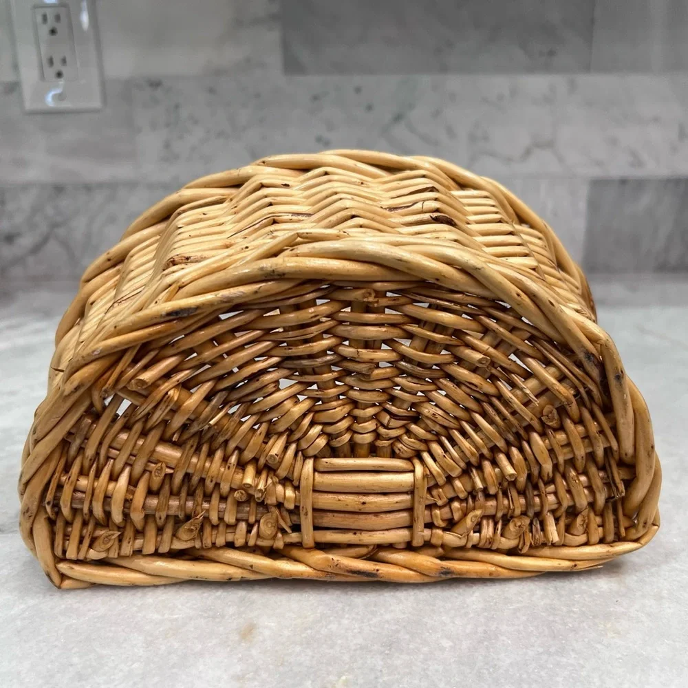 Wicker Basket with Double Handle